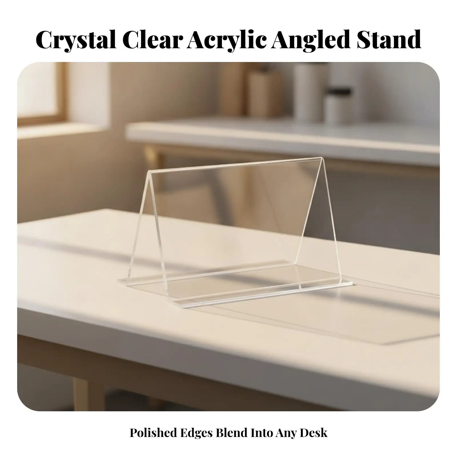 Acrylic Pliers Display Stand for Tabletop Tool Organizer Transparent Rack with Flat Base Sturdy Holder for Pliers Tool Set