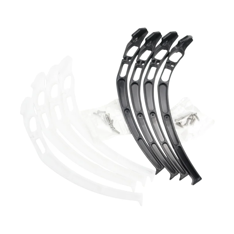 4PCS Universal Landing Gear Skid for Drone, 150mm Height Black&White Tripod Legs for F450 F550 SK480 Quadcopter