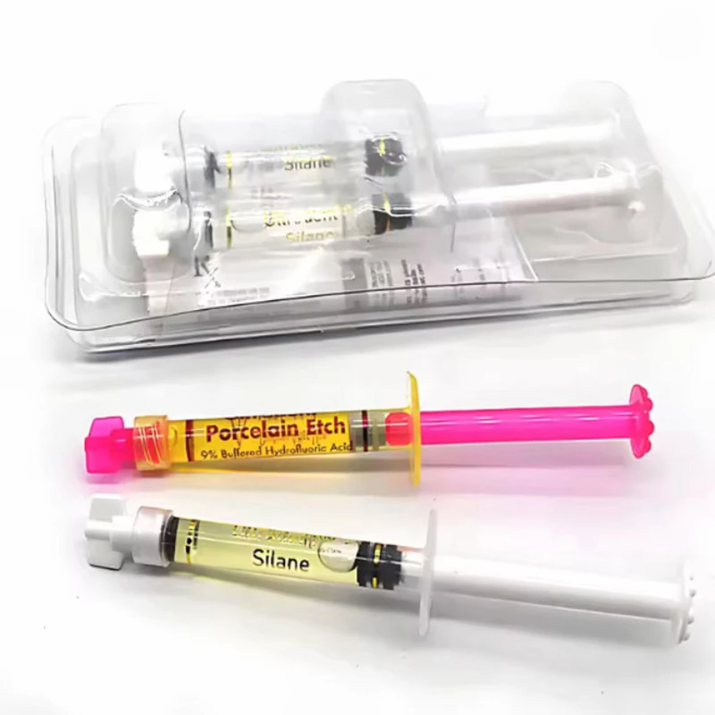 

1.2ml Dental All-ceramic Acid Coupling Agent Porc Etching Agent White Teeth Hydrofluoric Acid Silane Oral Cavity Repair Nursing