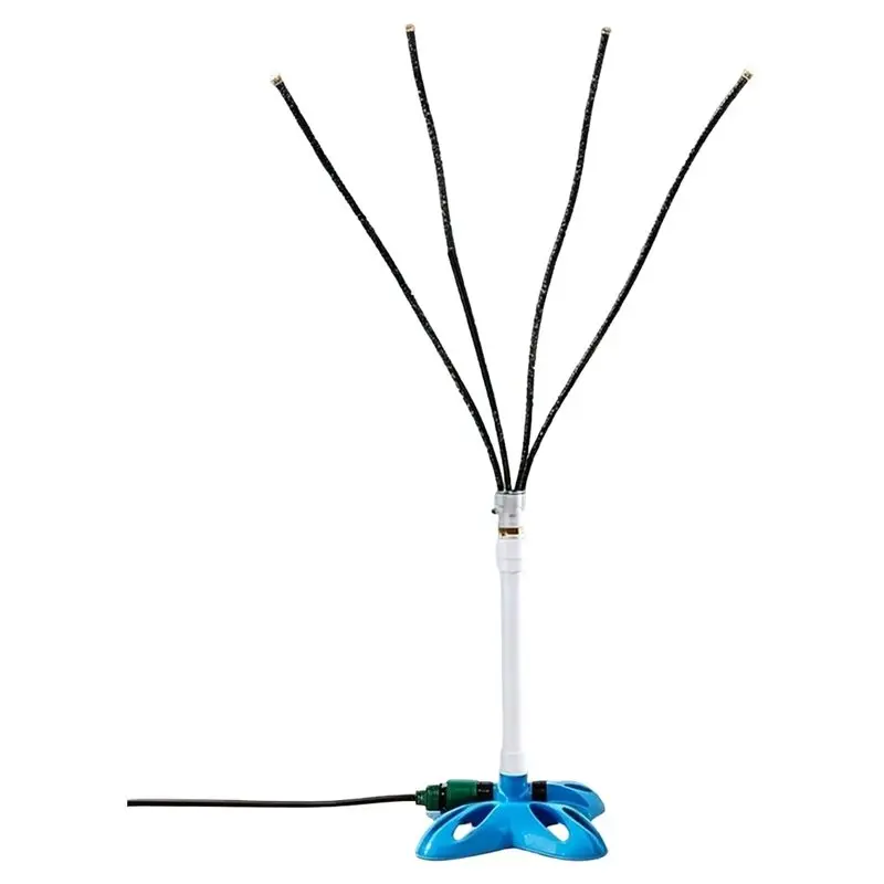 ABAE-1Set Patio Vertical Misting Cooling System 83-Centimeter Misting System With Nozzles,Yard Cooling System EU Plug
