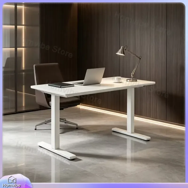 Standing Desk Dual Motor Height Adjustable Sit Stand Desk Frame Ergonomic Computer Table 3 Stage Lift 100kg Load
