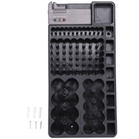 Battery Storage Organizer Holder With Tester - Battery Caddy Rack Case Box Holders Including Battery Checker For AAA AA C D 9V A