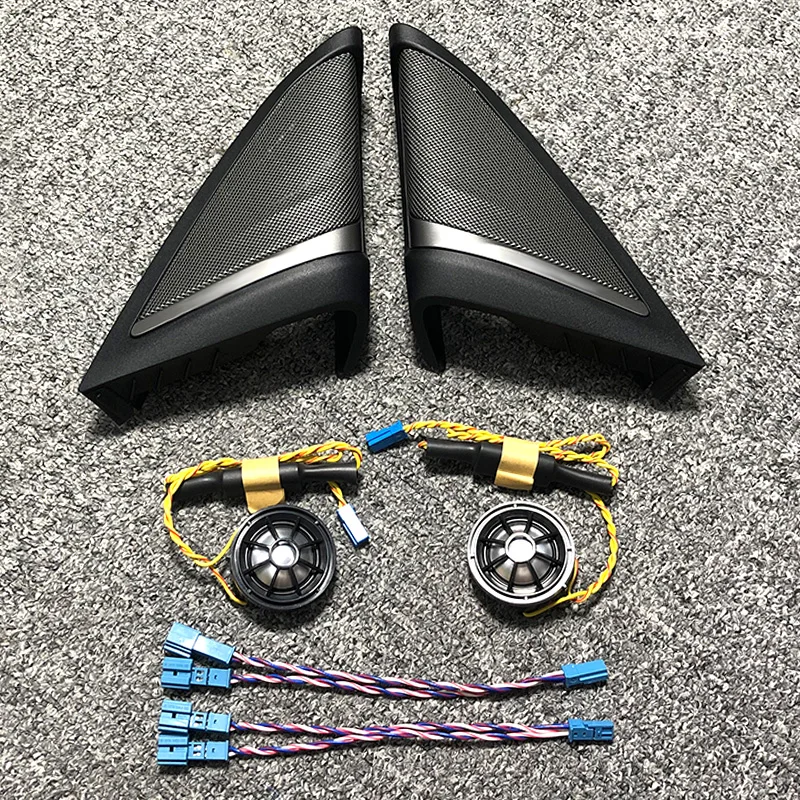 Car Speaker Kit Front Door Tweeter Cover For BMW G30 G31 New 5 Series Loudspeaker Audio Original Head Treble Timbre Upgrade Horn