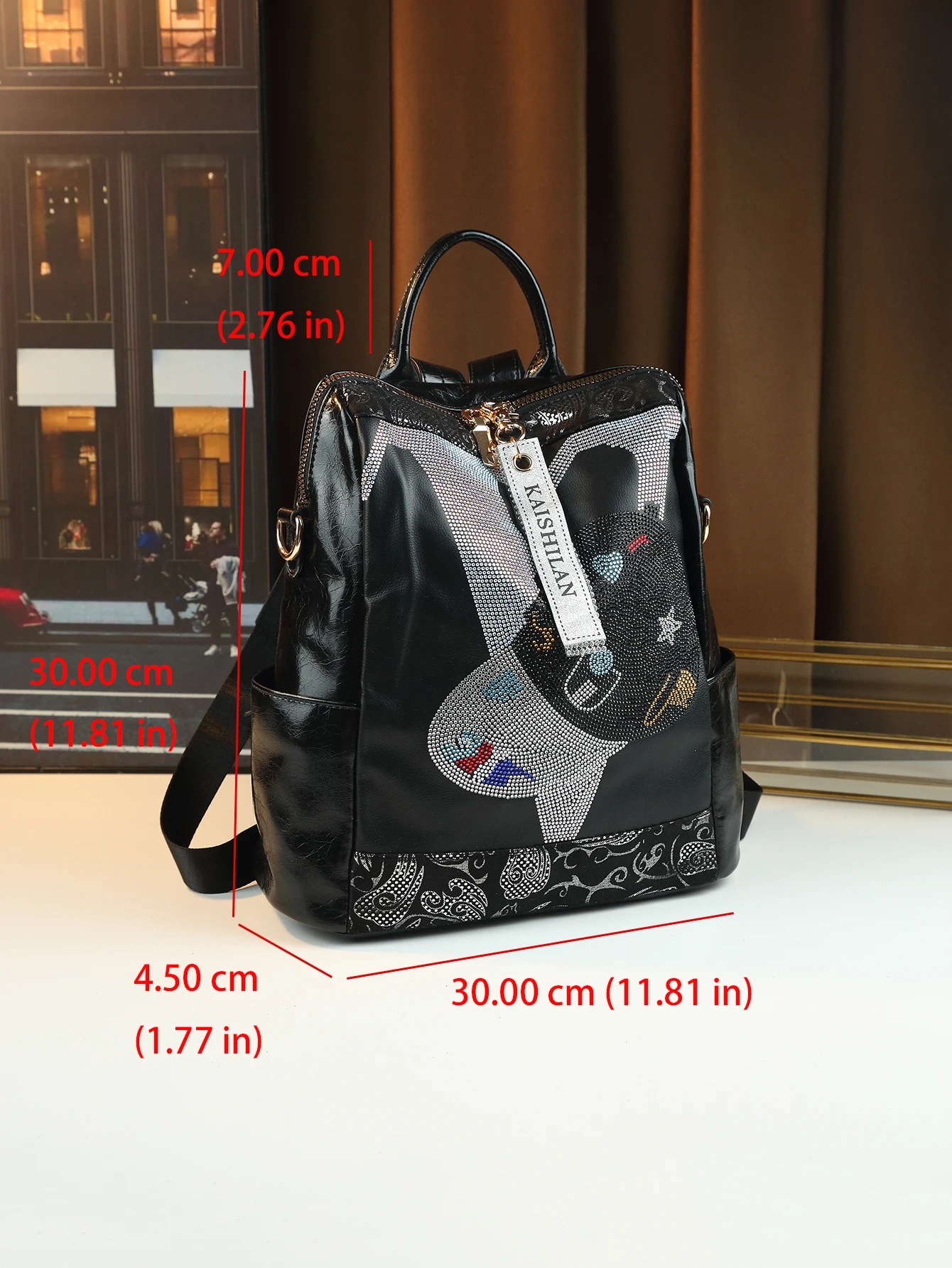 Ransel Perjalanan Wanita Kapasitas Besar Modis Tas Bahu Trendi Penggunaan Ganda Gaya Baru untuk Wanita Ideal untuk Perjalanan