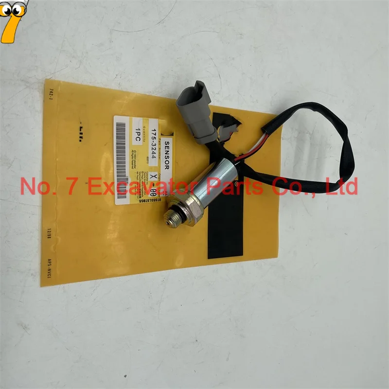 OE 131-9203 175-3244 Excavator Fuel Oil Pressure Sensor Switch for Caterpillar Assembly Backhoe Parts Engine 3114 3054 3054 3066