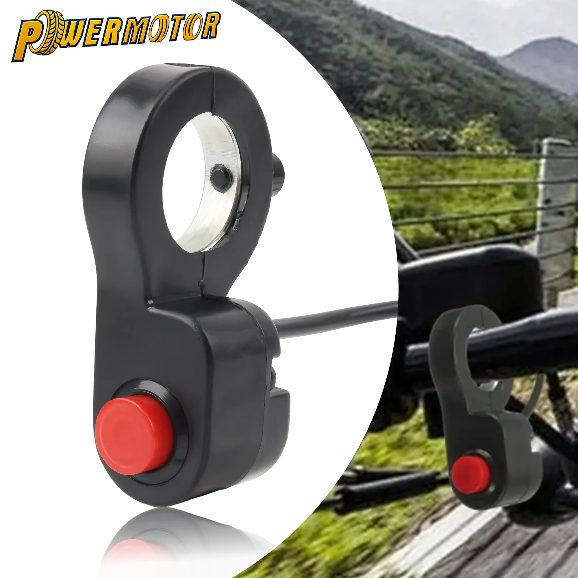 

Universal Motorcycle Waterproof Kill Switch Speaker Button For 22mm Handlebar ATV UTV Dirt Bike Motocross Modified Accessories