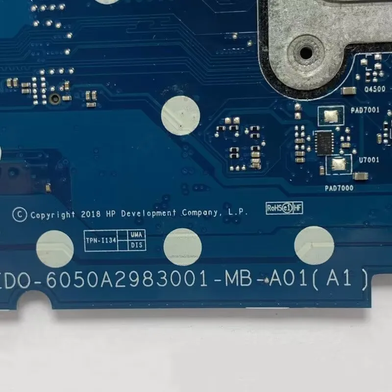 

Материнская плата для ноутбука HP 17-CA L22717-001 L22717-501 L22717-601 Материнская плата 6050A2983001-MB-A01(A1) W/Ryzen 5 2500U Процессор 100% тест