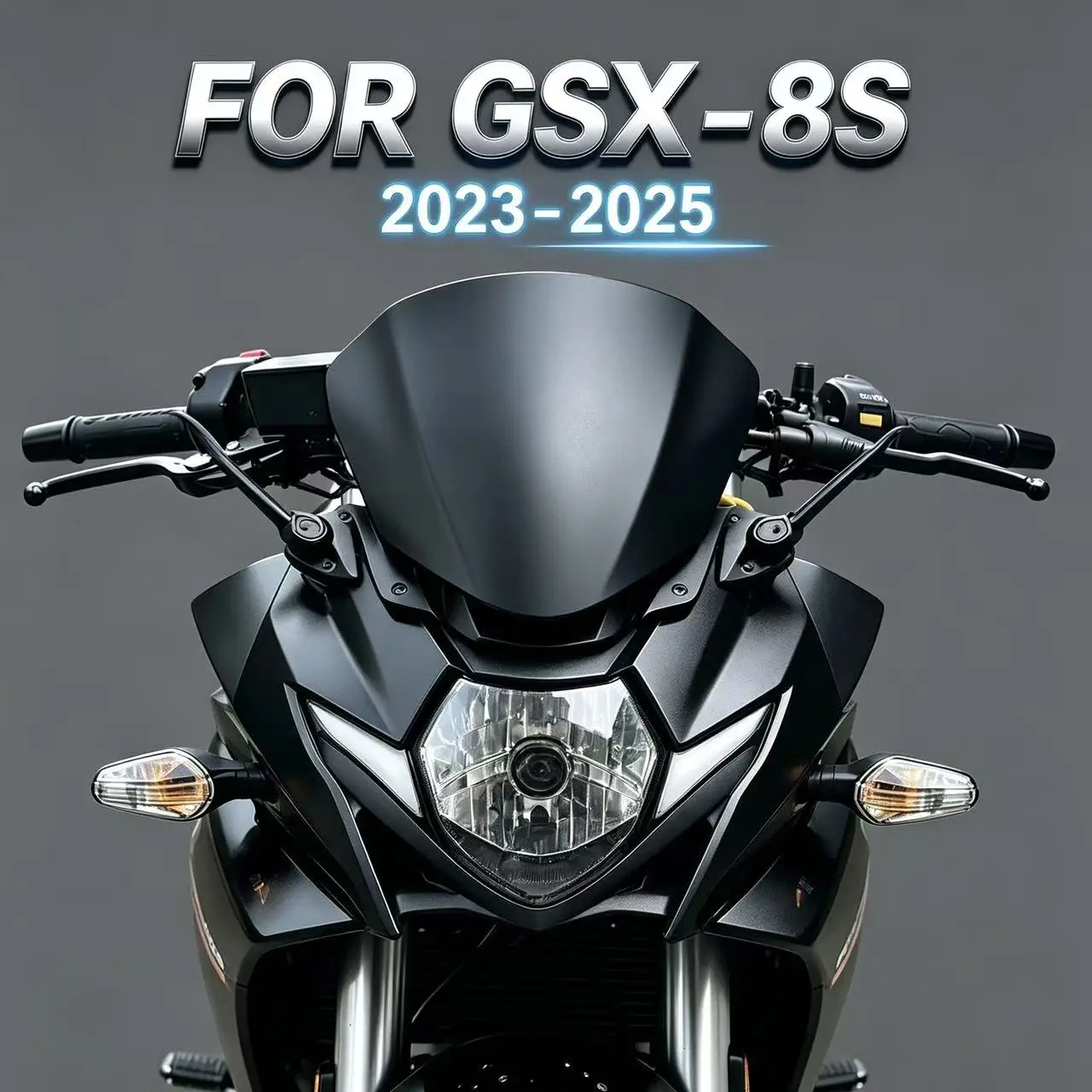 New Motorcycle Front Screen Lens Windshield Fairing Windscreen Deflector For SUZUKI GSX-8S 2023-2025 Accessories