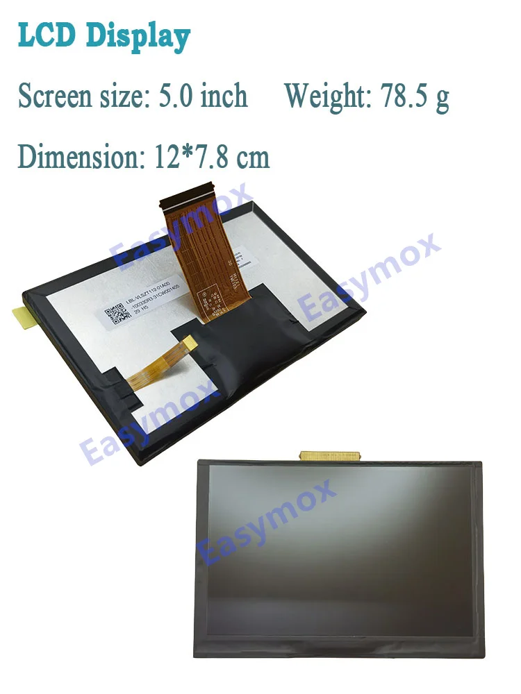 LBL-VLSZT112-01 5.0 "Zoll LCD-Display für Auto Instrument Cluster und Dashboard Bildschirm Reparatur