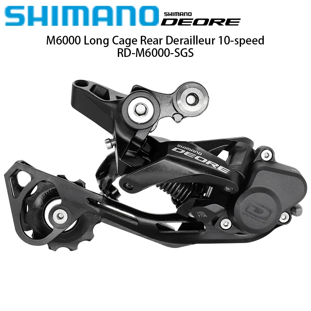 

SHIMANO DEORE M6000 3X1 0 скоростной переключатель передач в комплекте, задний переключатель передач для горного велосипеда с длинной клеткой, оригинальные детали