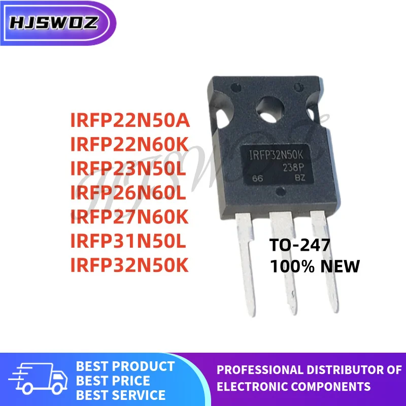 5/pcs New IRFP22N50A IRFP32N50K IRFP22N60K IRFP22N50 IRFP23N50L IRFP26N60L IRFP27N60K IRFP31N50L TO-247 MOS tube
