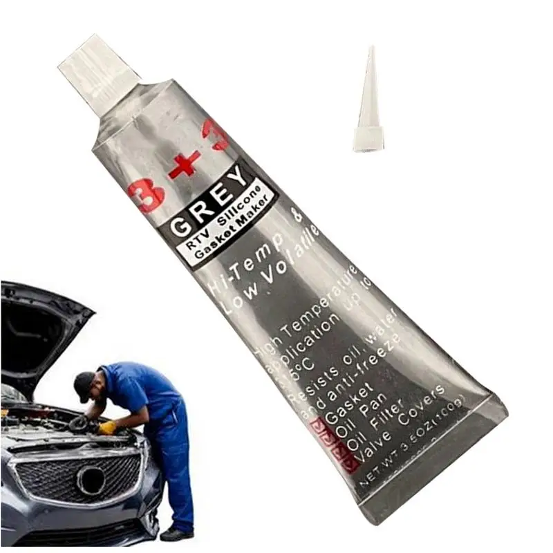 

High Temp Gasket Sealant Gasket Maker Paste Gasket Sealant High Temperature Adhesive Sealant Car Glue Engine Filler Oil