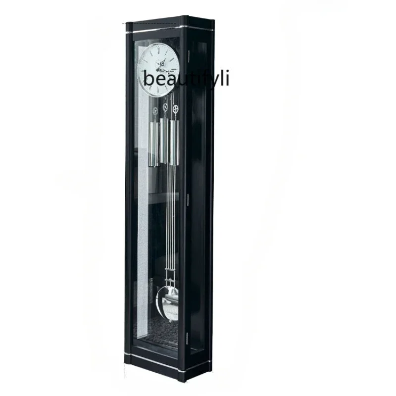 

Light Luxury the Grandfather Clock Modern Minimalist Chinese Style Large Clock Creative Vertical Pendulum Clock