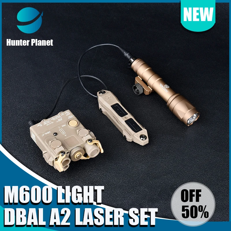 

Airsoft DBAL A2 M300 M600 Flashlight Red Green Dot Laser Only Laser Pressure Switch Tacitcal Hunting Weapon Light Fir 20mm Rail