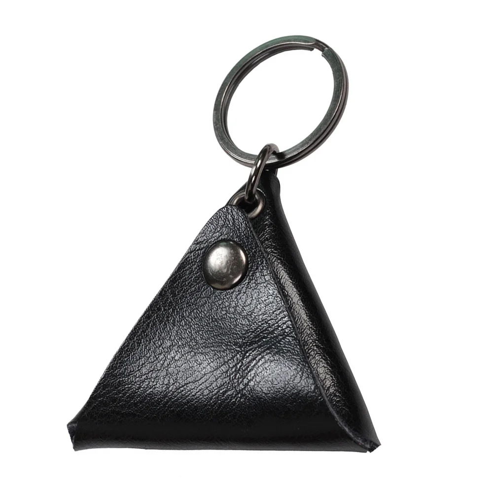 حامل اختيار الجيتار حقيبة مثلثة سوداء متينة وخفيفة الوزن ملحقات سلسلة المفاتيح حامل اختيار الجيتار #6