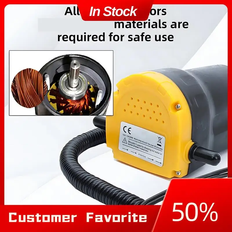 Bomba de aceite eléctrica AT03 superior fácil de usar de 12 V CC, Extractor de aceite portátil autocebante para cambios de aceite efectivos