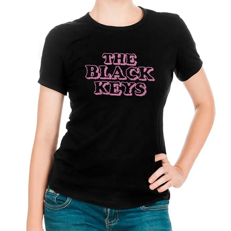 The Black Keys Graphic T-Shirt, 100% Cotton Tee, Men's Women's All Sizes (wr-144)