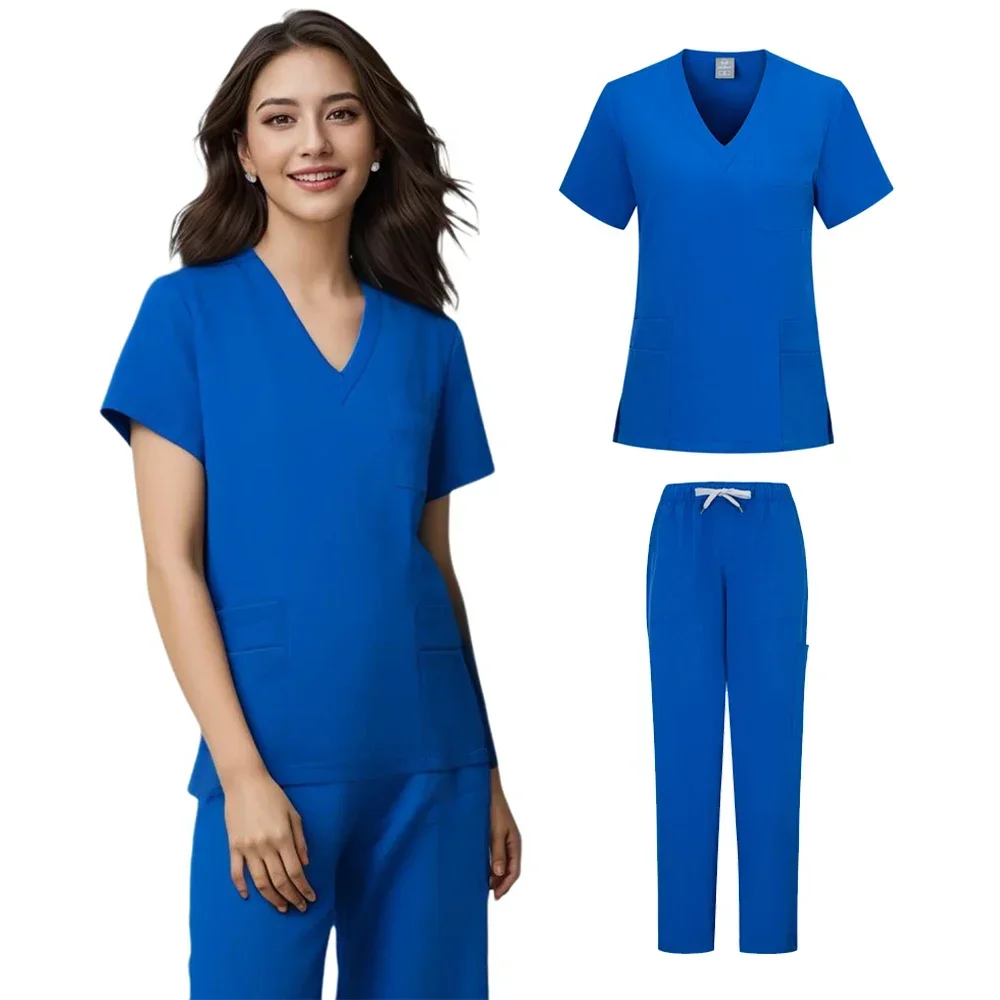 Hospital Dental Clinic and Operating RoomStylish Medical Work Uniform Set for Doctors and Nurses in Beauty Salon Pet Surgical