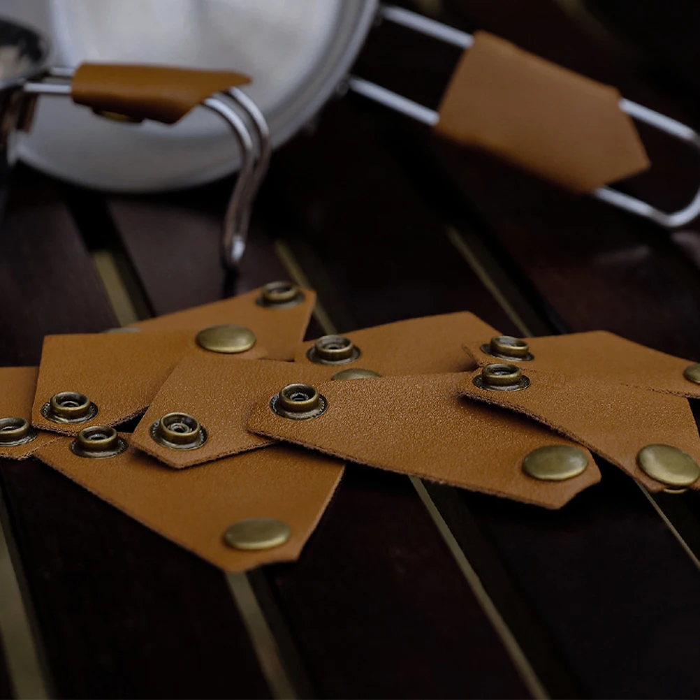 

4pcs Pan Handle Cover Heat Resistant Sleeve for Cooking Baking Cast Iron Stainless Steel Pot Handle Protector Insulated