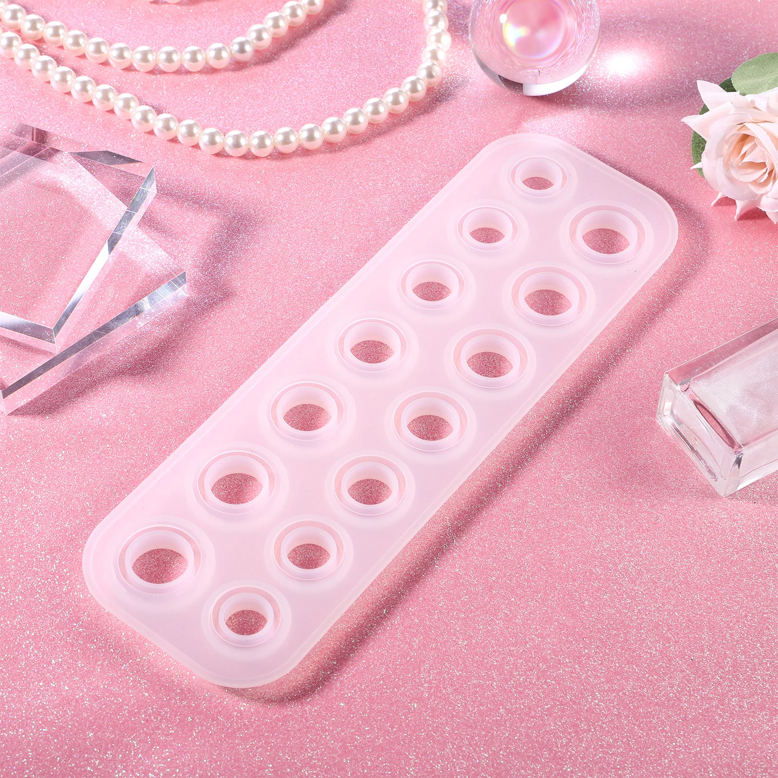 

DIY Epoxy Finger Ring Mold Add Pigments Make Striking Gifts for Friends Finger Ring Mold Epoxy Molds Silicone Molds