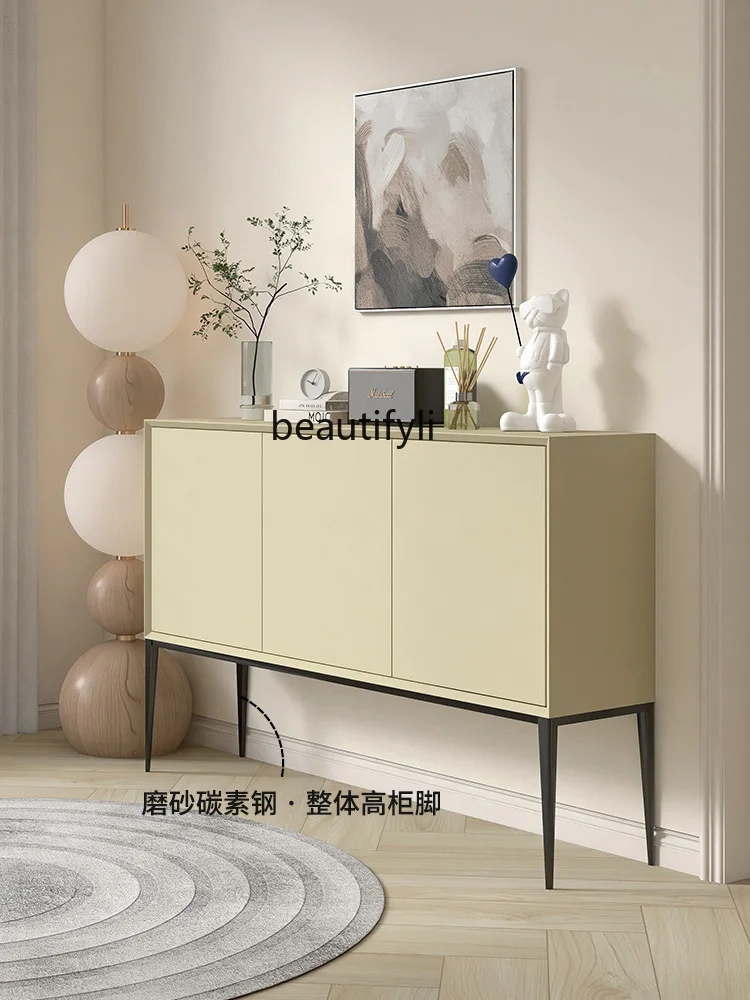 Italian Paint Sideboard Cabinet Hallway Modern Modern Minimalist Storage Kitchen Storage Holding