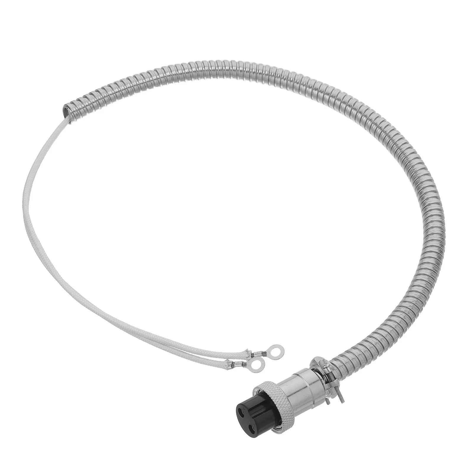 

Popcorn Popper Replacement Power Cord Heat Resistant Wire 2 Pinholes for 8Oz Kettles Theater Popcorn Machine Kettle Power Cable