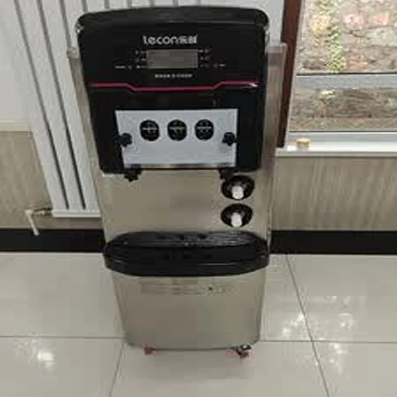 

Ice Cream Machine Commercial Soft Ice Cream Machine Three Flavors Stainless Steel Body Easy to Clean