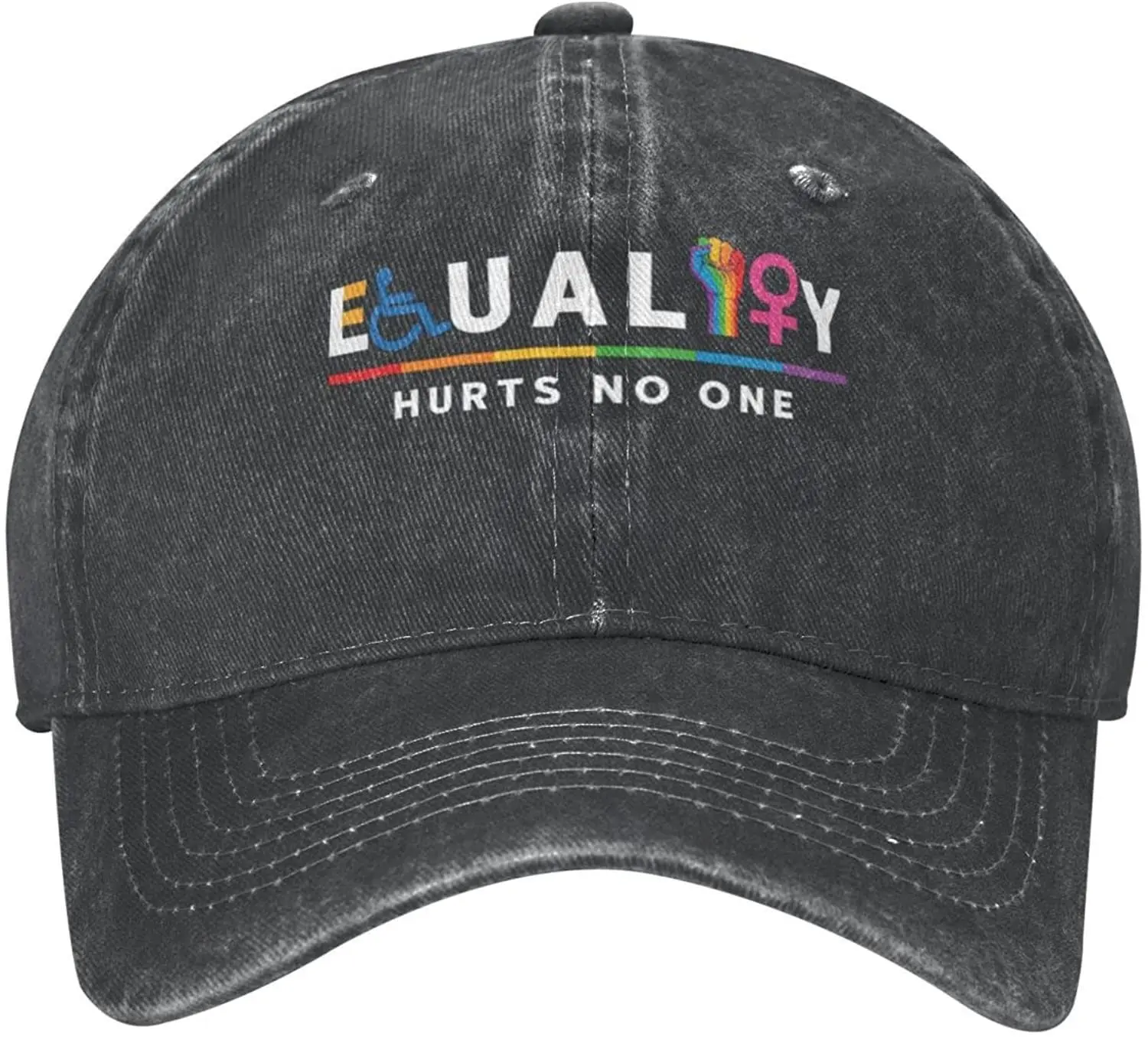 Equality Hurts No One Equal Rights LGBT hat Baseball Cap Unisex Dad Cap Cowboy Hat Trucker Hats