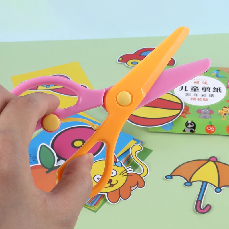 48/90pcs Scissor Skills Toy Set Children Kids Cutting Activity Workbook Preschool Learning Cognition Animal Fruits PaperCraft