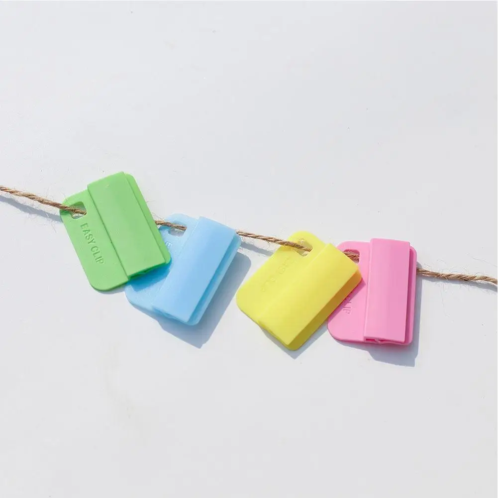 Colorful 6pcs Paper Clip Set Photo Holders For Notebooks, Journals, Planners, Bookmarks School Binding Supplies Stationery