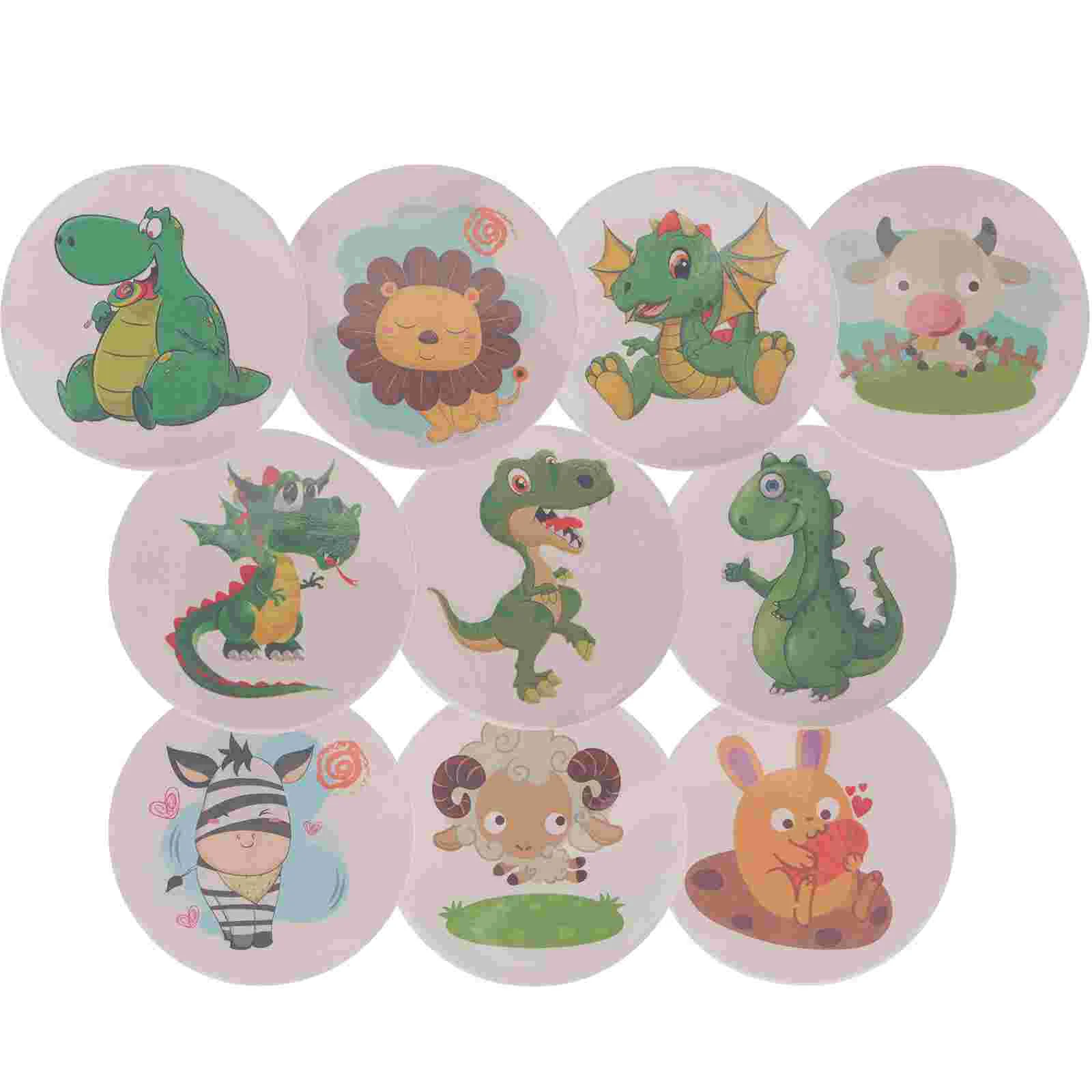 10 Sheets Sticker Adorable Potty Training Stickers Toilet Seats Boys Targets for Kids Cartoon Toddler