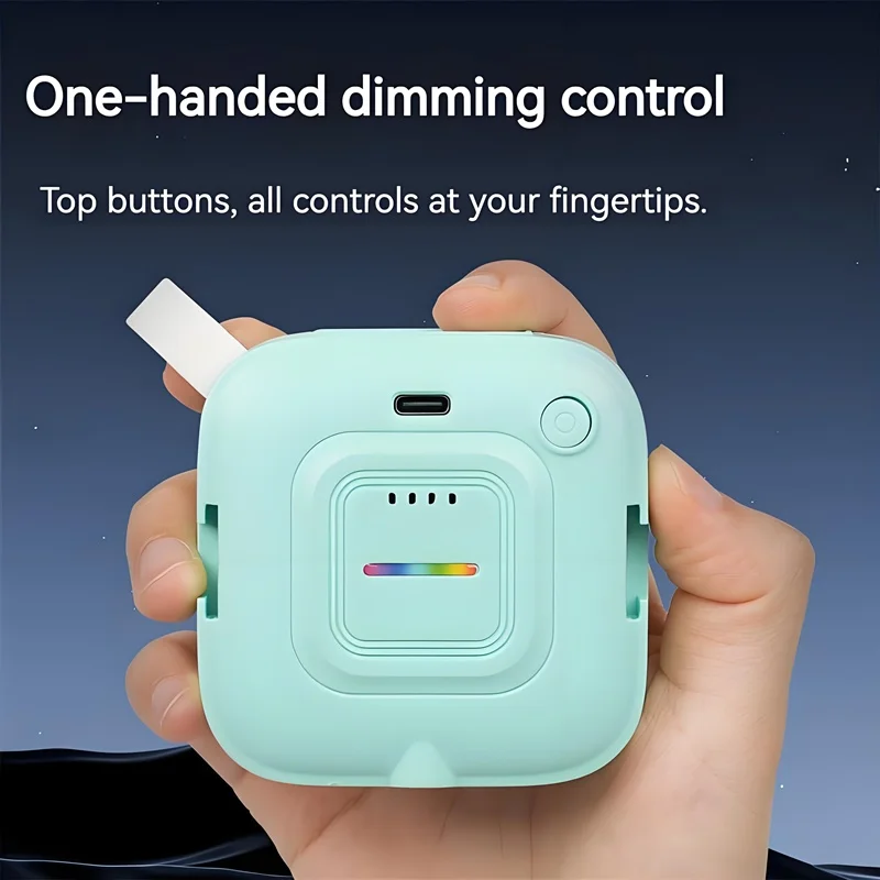 N21 3-Color Dimmable Pocket Clip-on Fill Light، عالمي لهاتف iPhone/Samsung/Xiaomi، مثالي للتصوير الفوتوغرافي/الصورة/الجمال/العيش