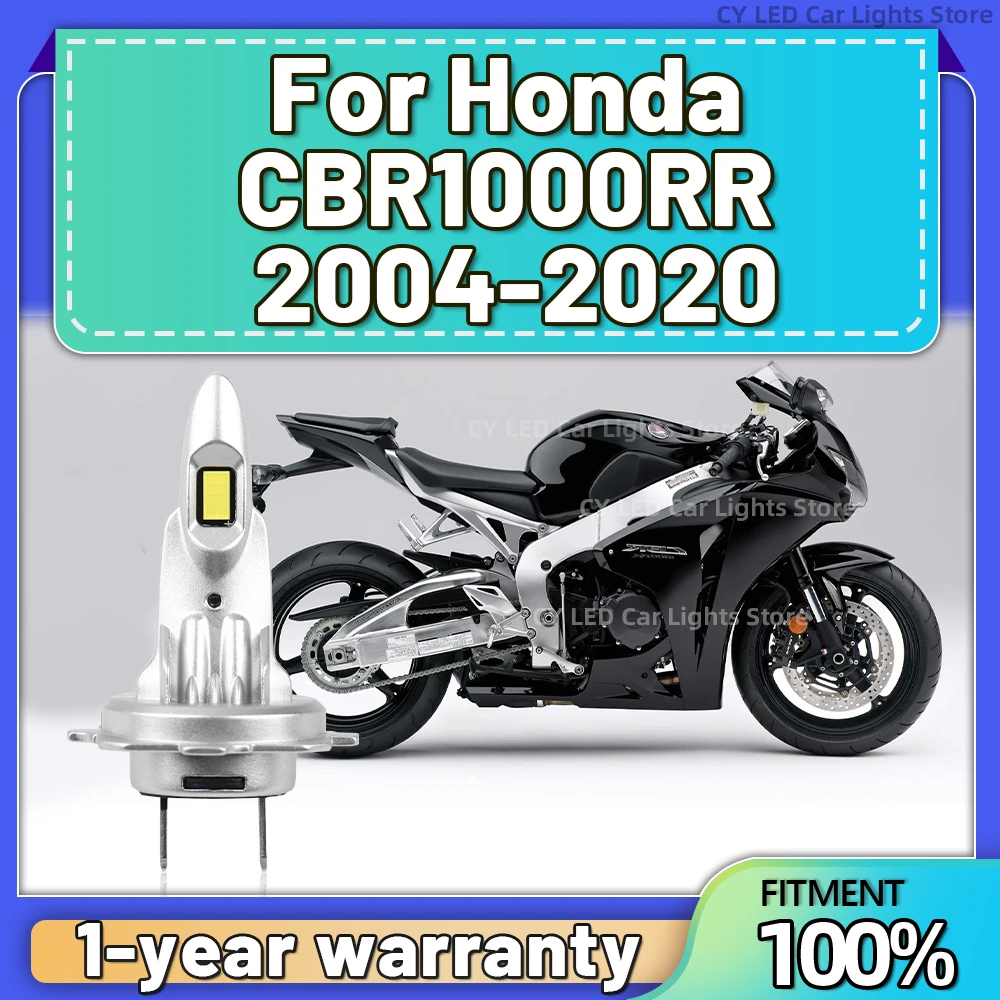 

1Pcs Super LED Bulbs White 12V H7 Headlamps 150W 6000K Motorbike Lamps Headlight For Honda CBR1000RR 2004 2005 2006 2007-2020