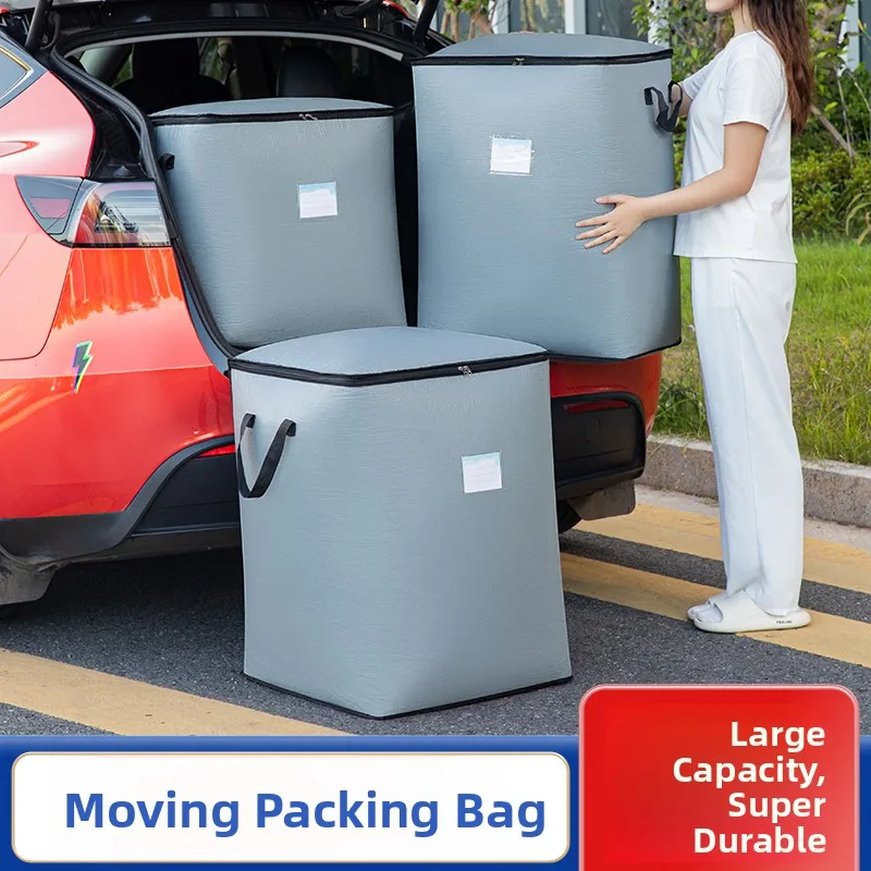 

Вместительная сумка для хранения одеял, мешок для сортировки одежды, хлопковый чехол для одеял, пыле- и влагозащитный мешок для домашнего использования, органайзер