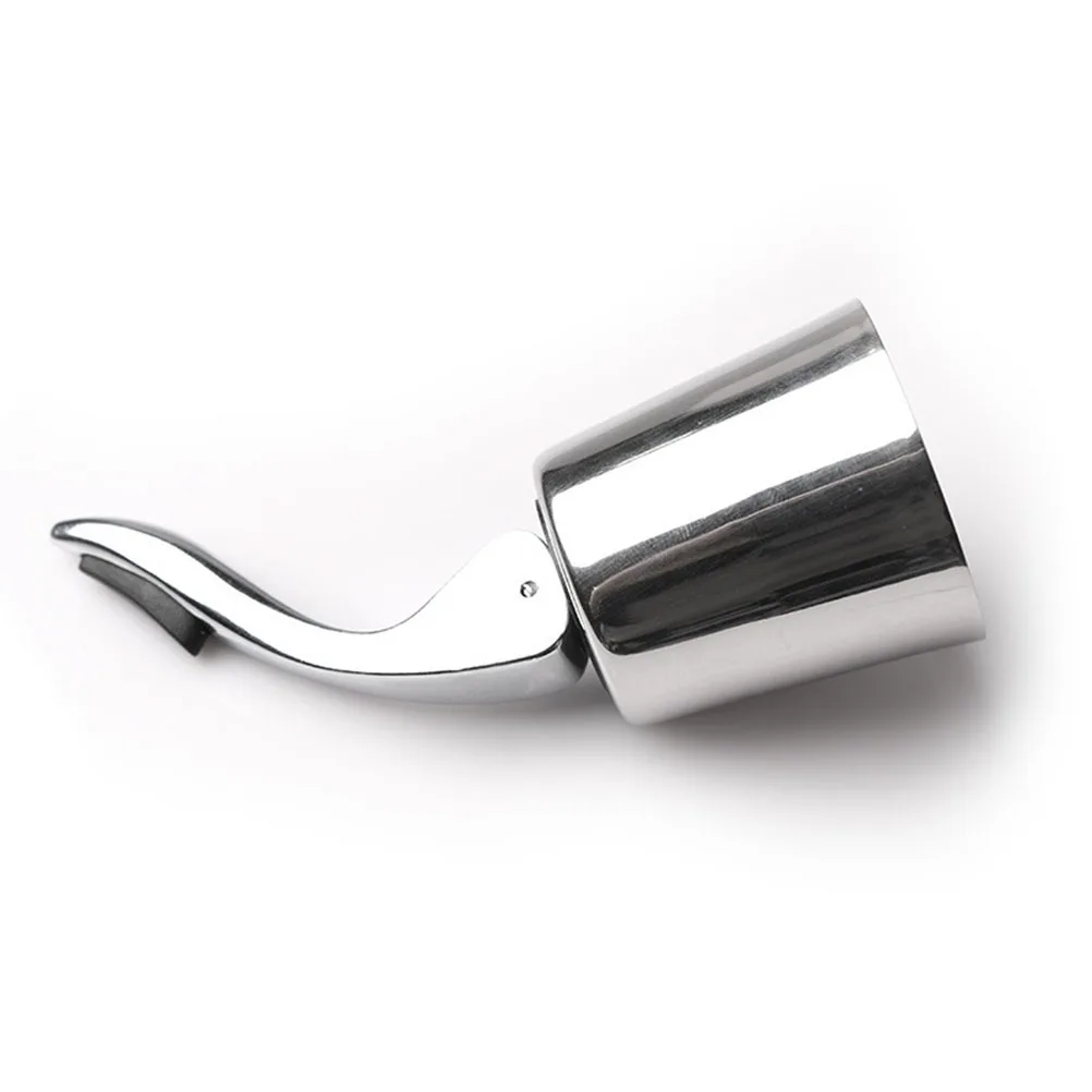 

Bottle Stopper Stainless Steel Silicone Airtight Corker Cap Fits Standard Liquor Sealer Kitchen Bar Tools