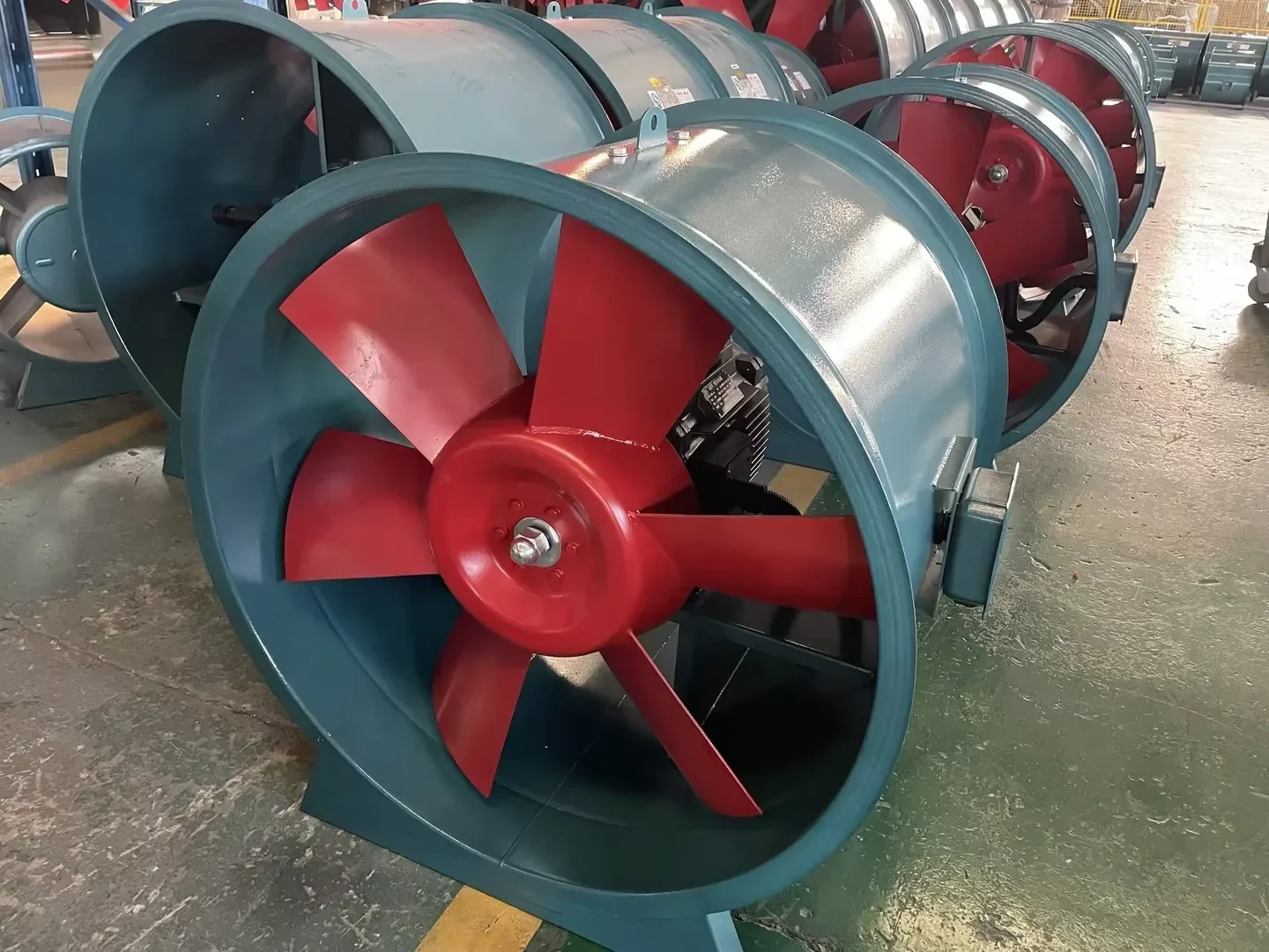 Paint booth jet fan for poultry coil winding machine blower strong mute ventilator