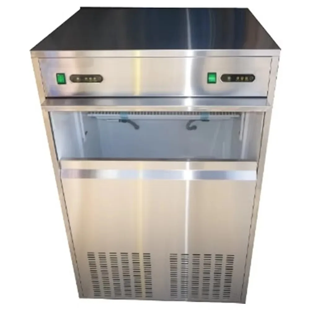 

40kg/24h Commercial Ice Maker Machine – Countertop Cube Ice Maker for Restaurants, Bars & Cafés, Stainless Steel, Air-Cooled
