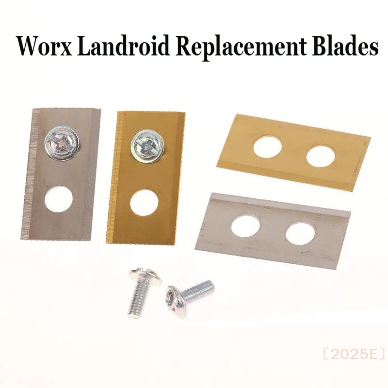 

2-Bolt Mulching Blades Replacement Grass Cutters Lawn Mower Blades - Compatible with WR165/WR150〔2025E〕
