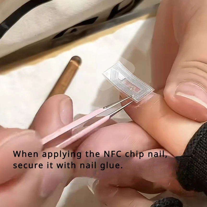 NFC Chip N213 - Smart Sensory Nail Chip for Wearable Nail (Manicure)