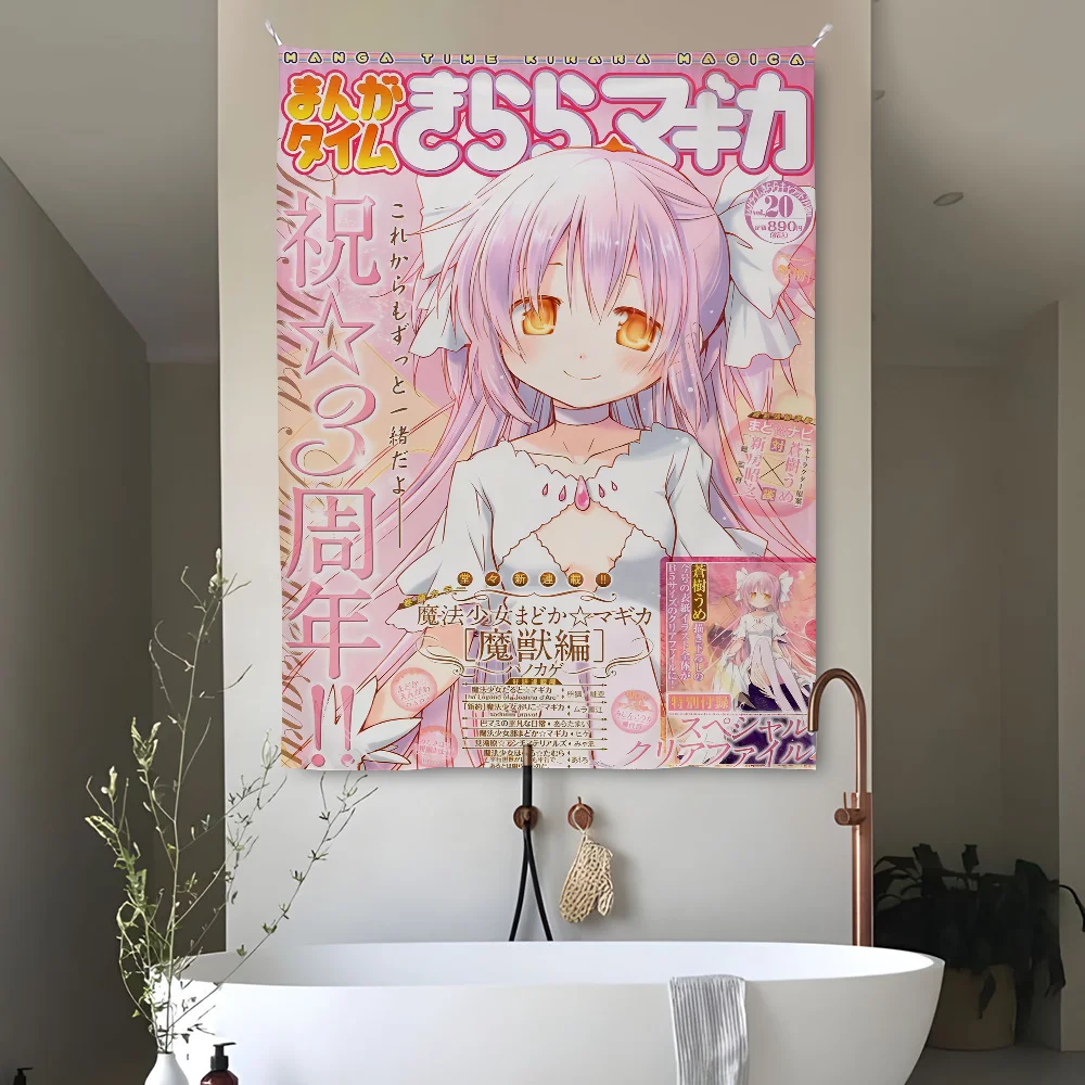 

Japanese Anime M-MagicS G-GirlS Tapestry Perfect For Home&Living Bedroom Decor Wall Art Backdrop Banner