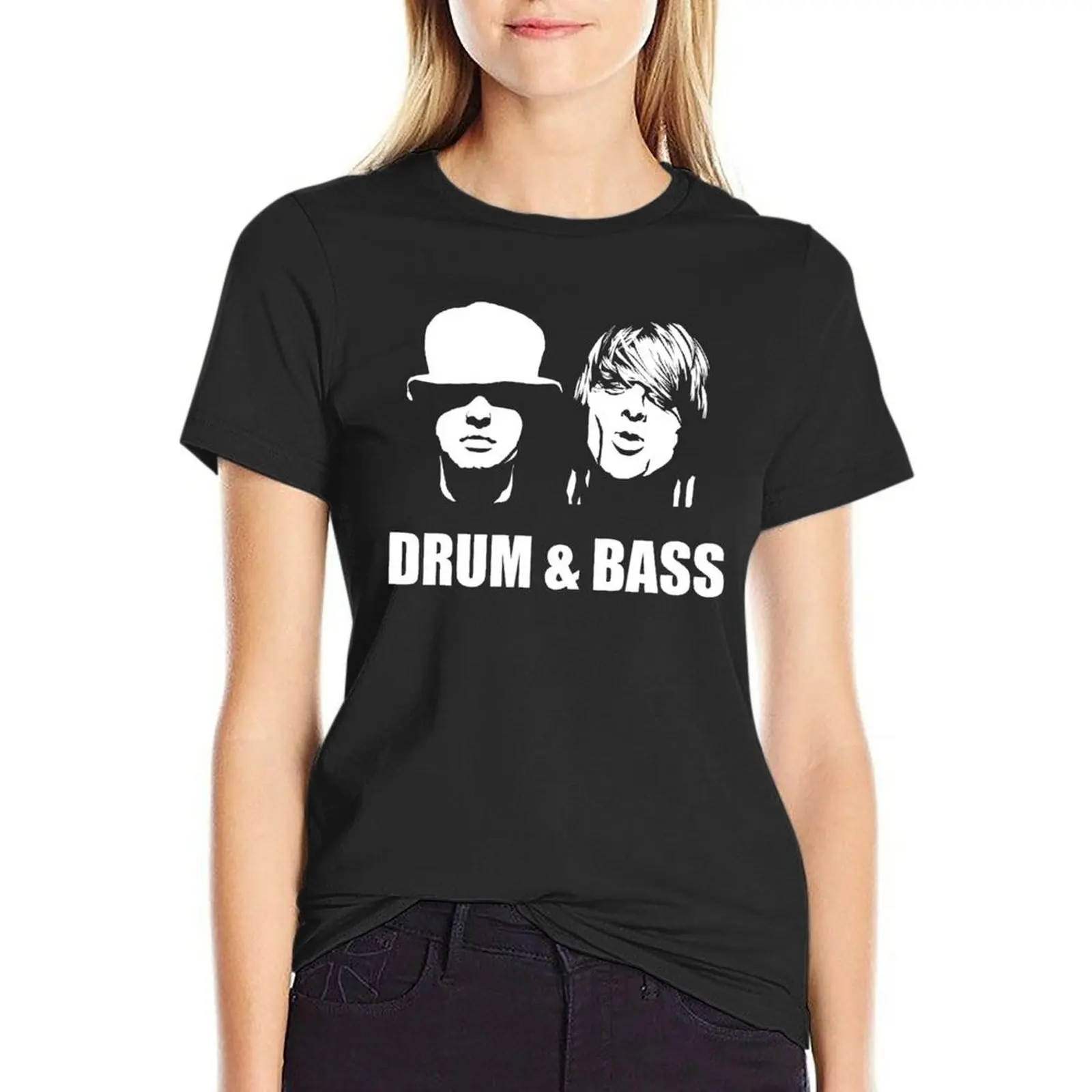 Stone Roses - Reni & Mani (Drum & Bass) T-Shirt vintage funny summer top black t-shirts for Women