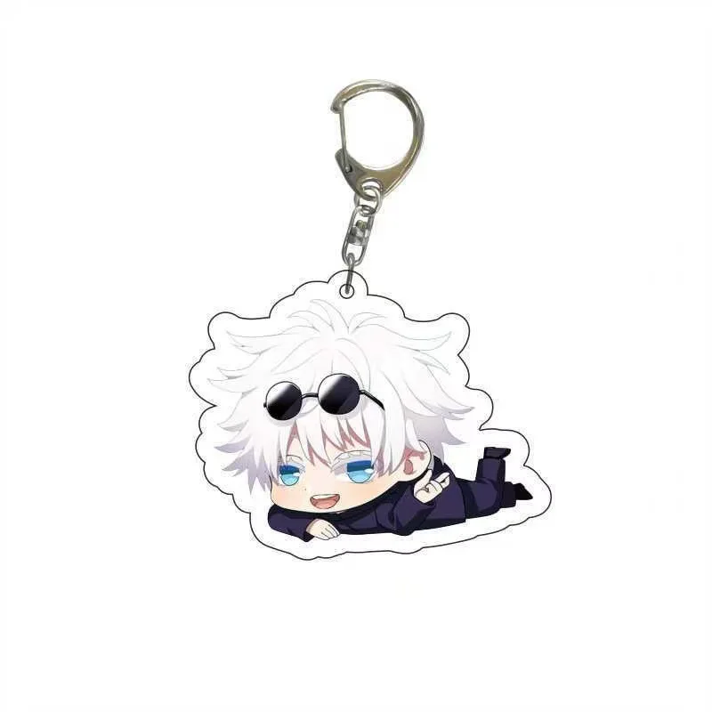 พวงกุญแจอะคริลิคจูจุสึไคเซ็นใหม่ น่ารัก การ์ตูนโกโจ ซาโตรุ ฟุชิกุโระ เมกุมิ รุ่น Q จี้ห้อยคอ ของสะสมอนิเมะ