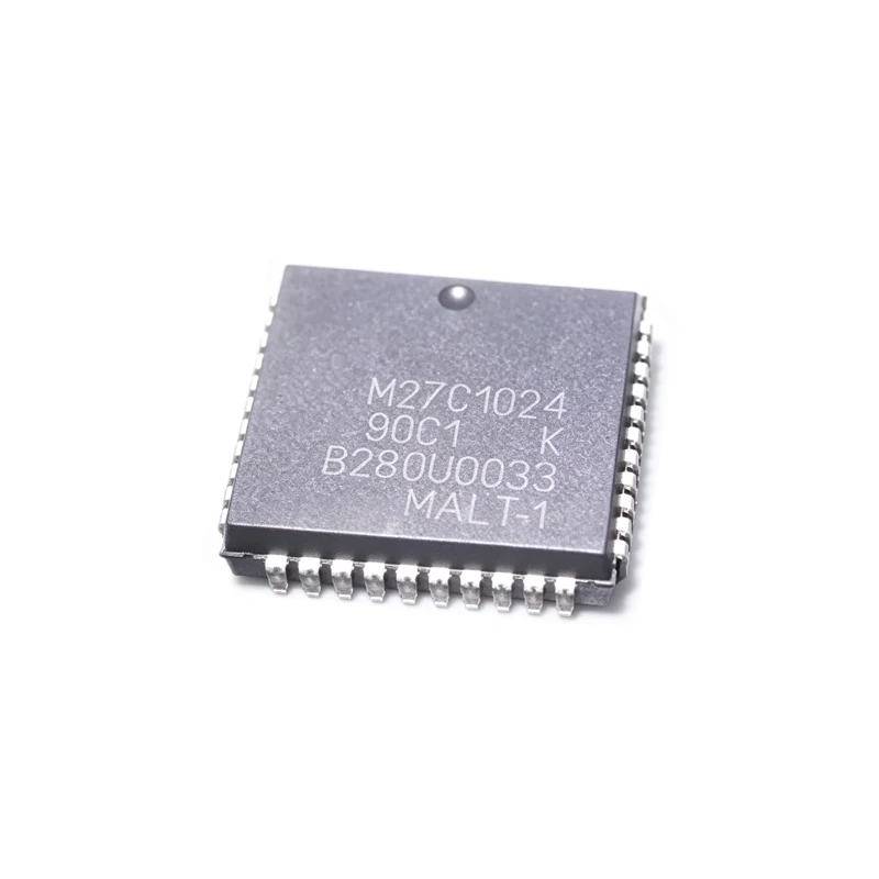10PCS/LOT M27C1024-90C1 M27C102490   C1 M27C1024 PLCC44