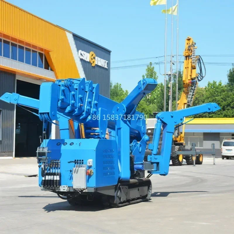 China Mini 3 Ton Lifting Spider Crane Machine Easy Operate Folding Hydraulic Engine Hoist Spider Crane Lifting Tools Supplier