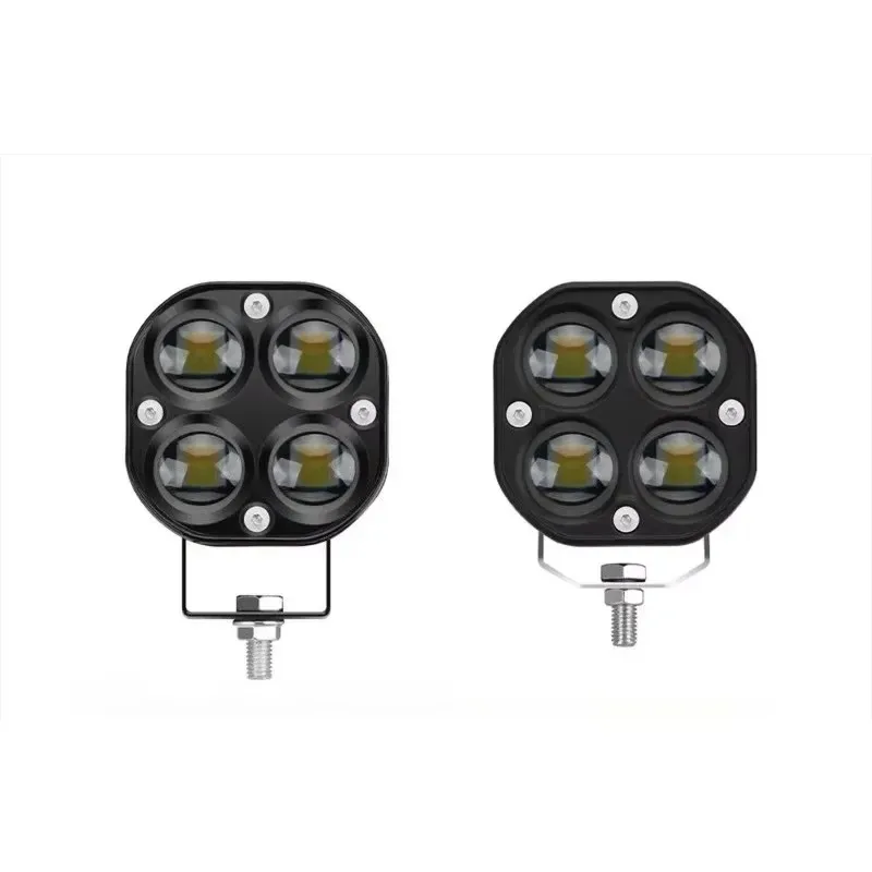 دراجة نارية المصابيح الأمامية الضباب مصباح DRL Spotli 2 قطعة لسيارات الشاحنات SUV على الطرق الوعرة 4x4 12 فولت 24 فولت سيارة Led ضوء العمل بار فلاش مساعد Led