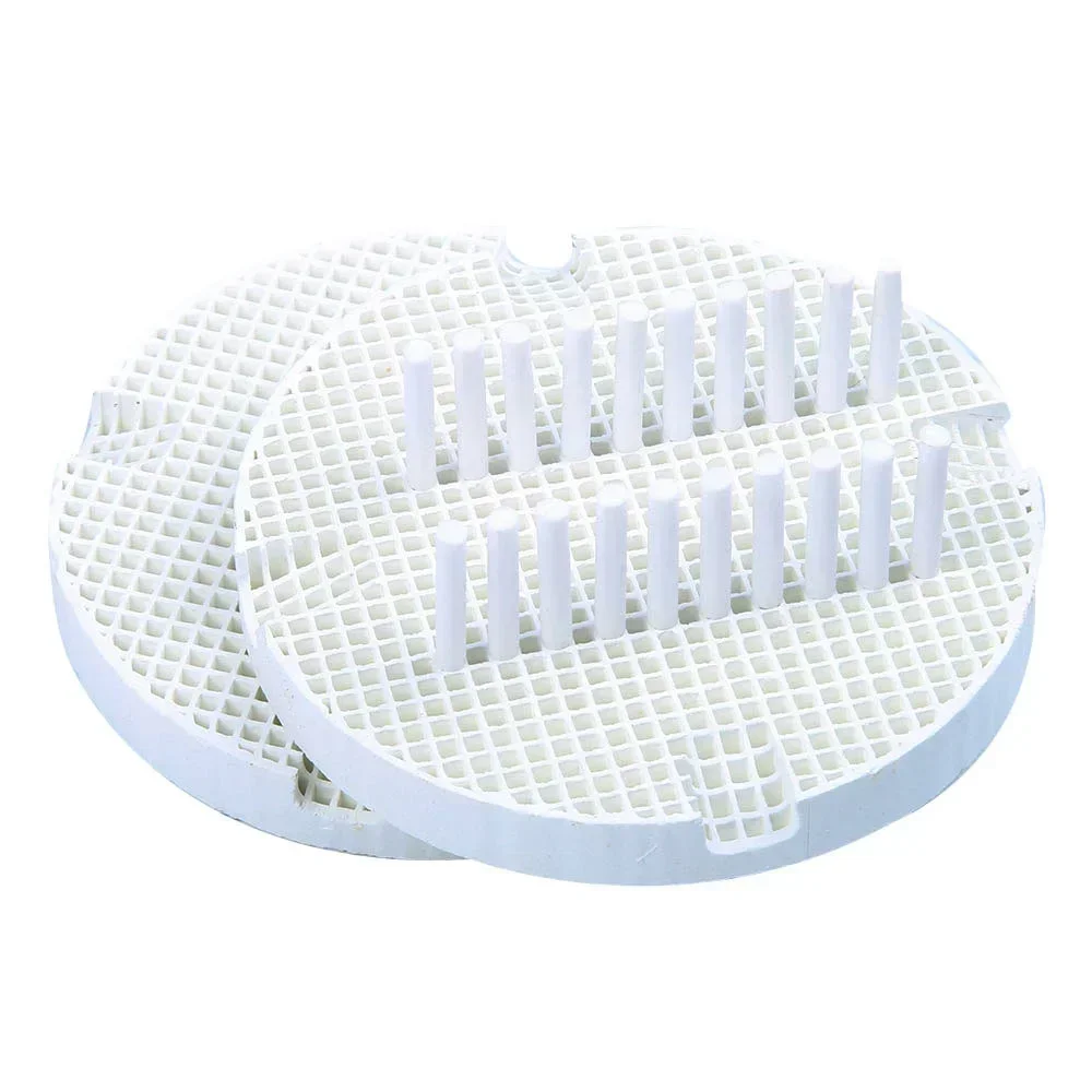 2Pcs Dental Honeycomb Firing Trays with 20 Zirconia Ceramic Pins Dental Plate Holder Dental Technician Supplies