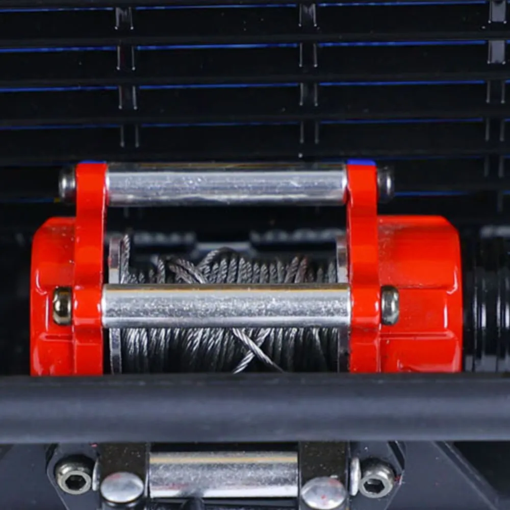 

1/10 RC Crawler Car 4x4 Off-road Climbing Vehicle P411 Lights Smoking Winch Toy Model Gifts