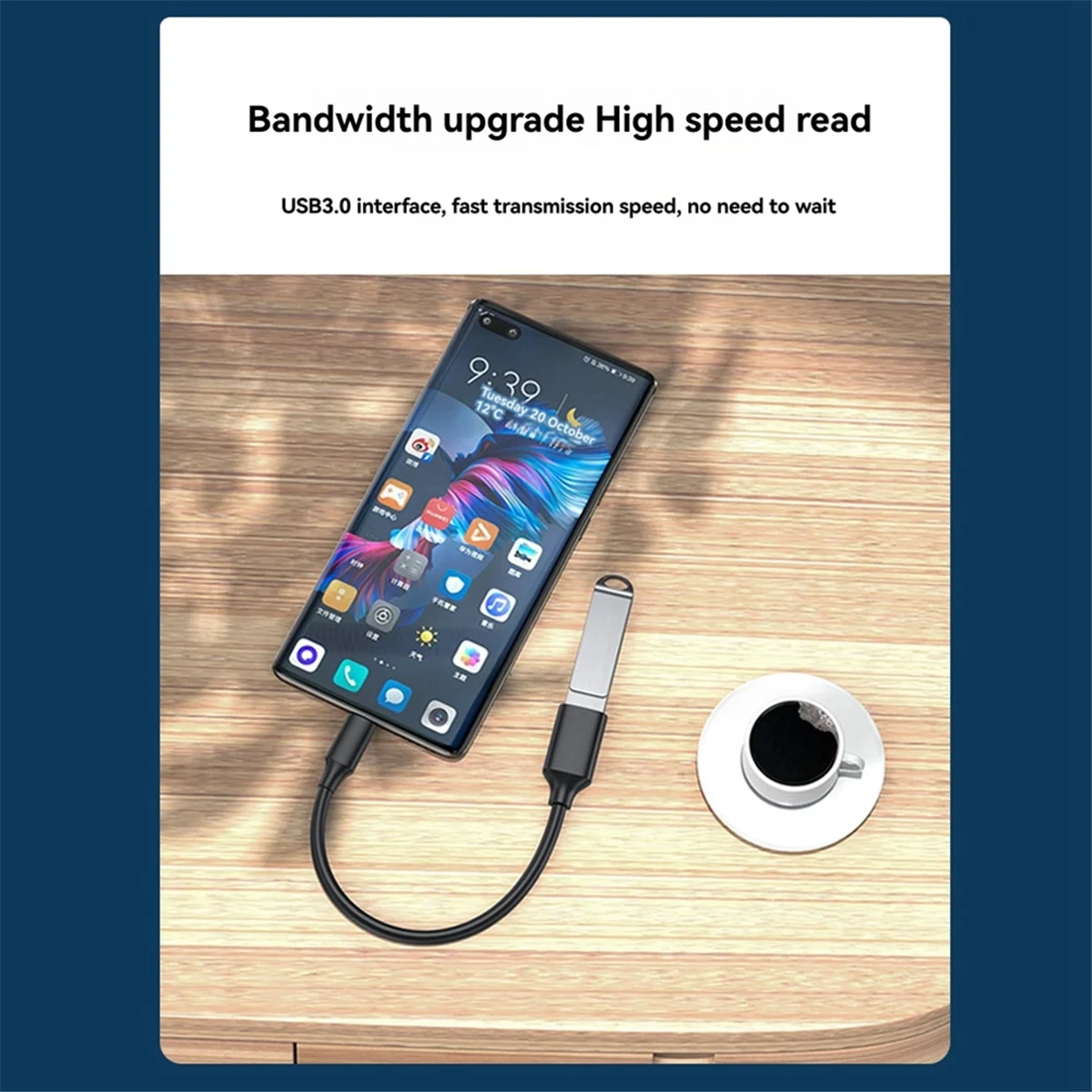 NEW!! USB C to USB 3.0 Adapter OTG Adapter Type C to USB 3.0 Conversion Cable for Tablet, Card Reader, Mouse, Laptop