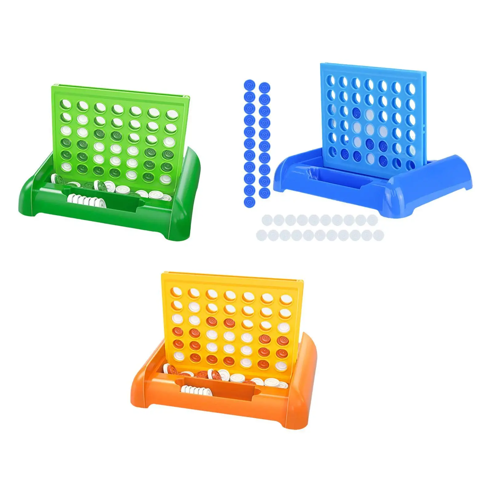 Four in A Row Game Educational Toy Practical Early Learning Classic Strategy