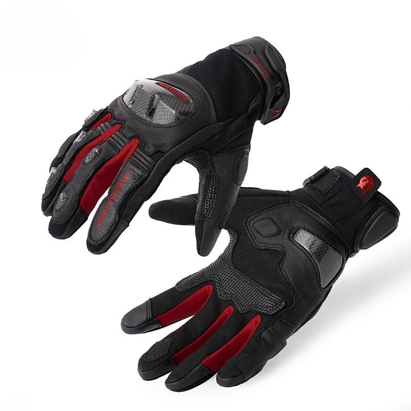 

Genuine Locomotive Riding Carbon Fiber Gloves, Racing Rider Drop Gear Gloves